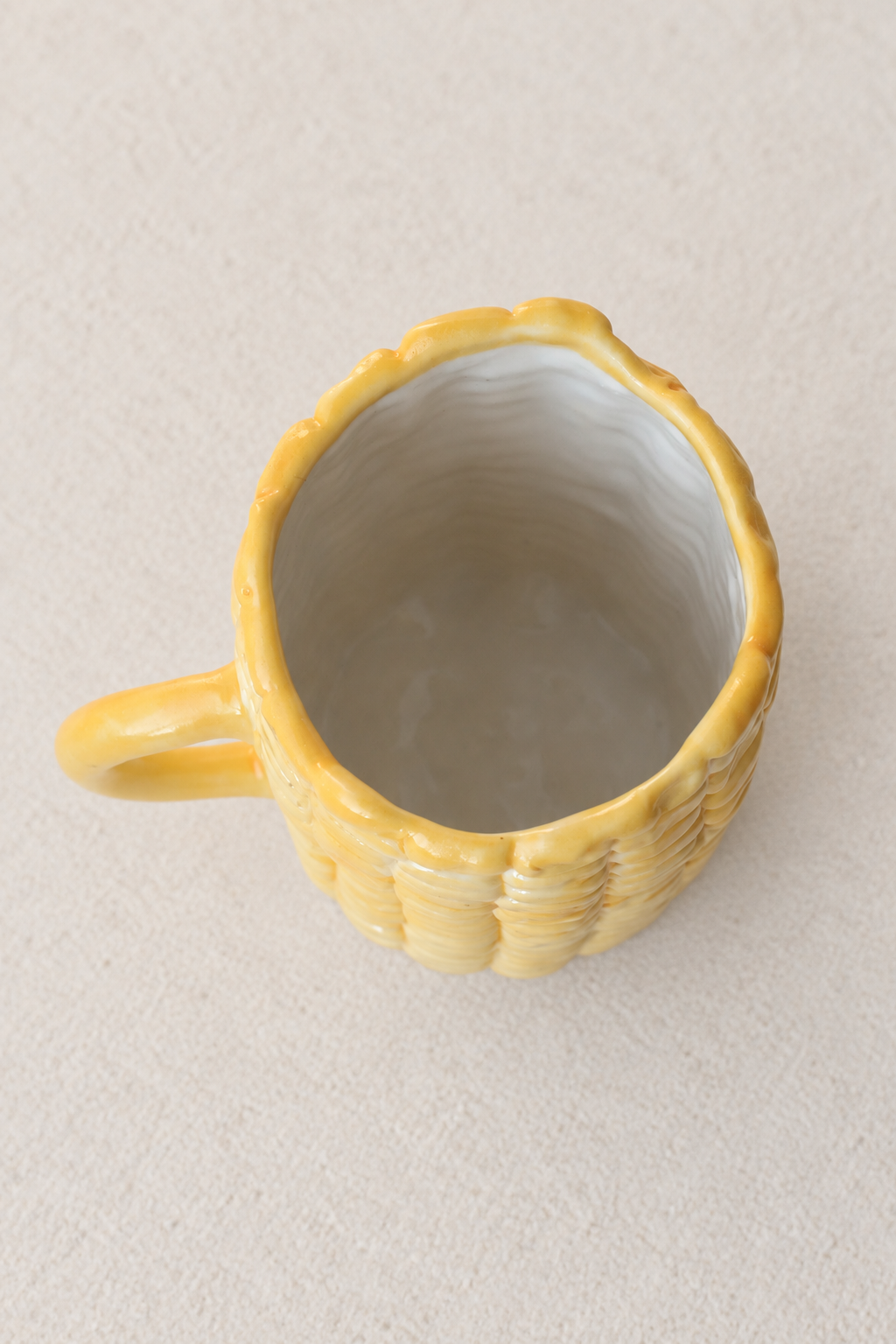 Corn-Shaped Ceramic Espresso Cup