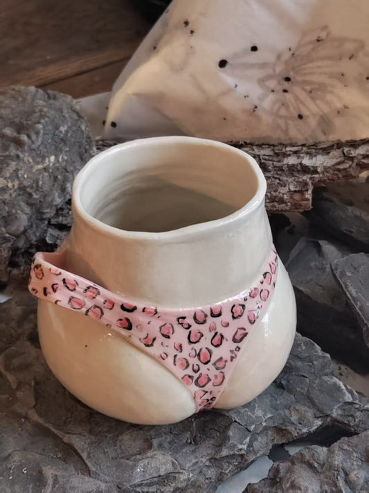 Leopard Print Underwear Ceramic Mug