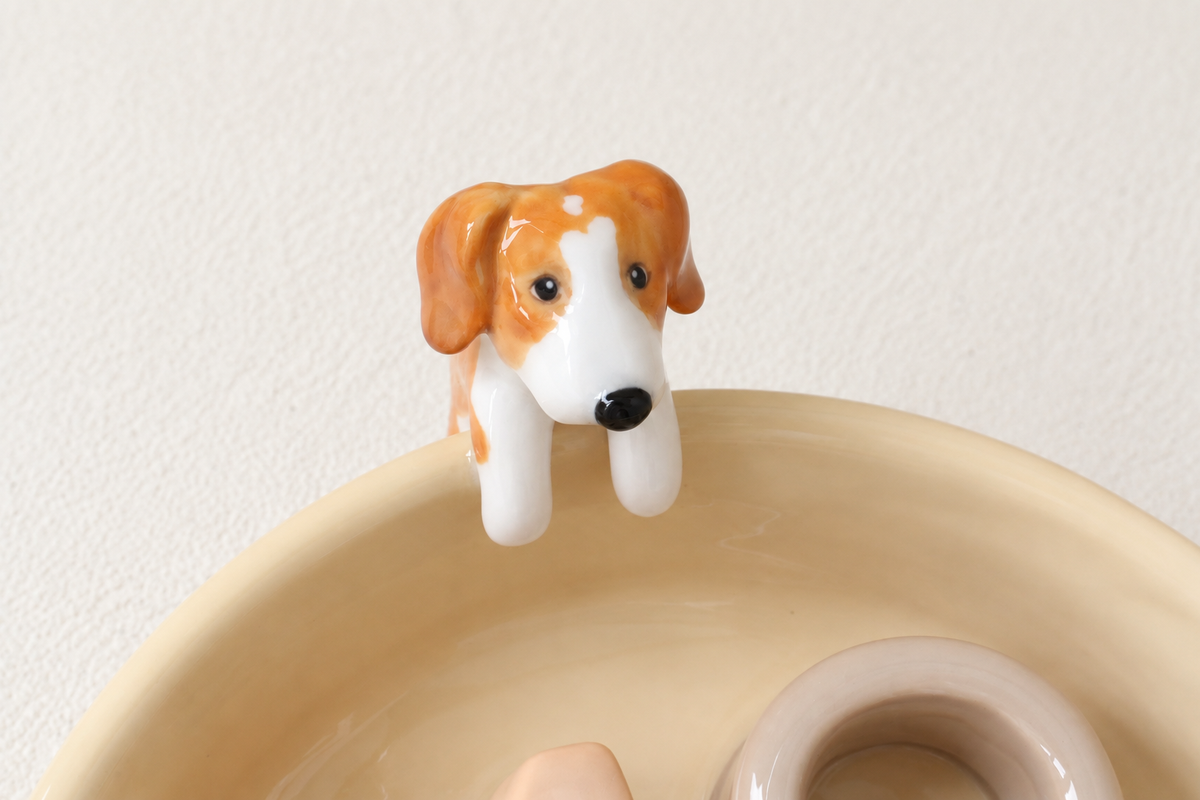 Custom Slow Feeder Dog Bowl with Pet Sculpture