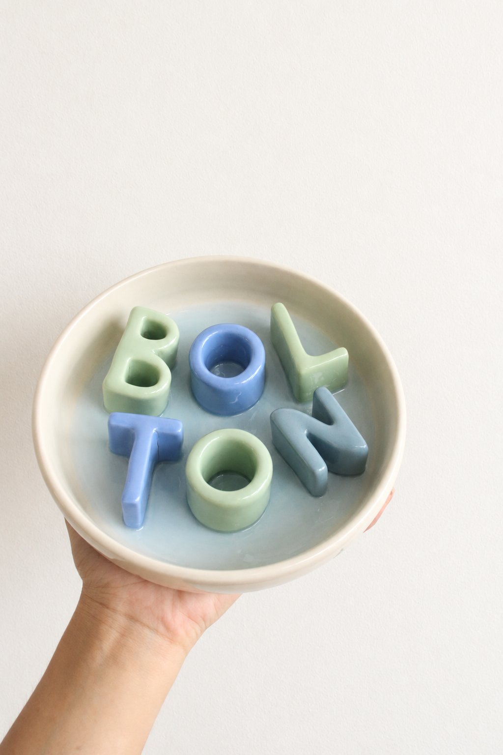 Hand-Painted Personalized Slow Feeder Dog Bowl
