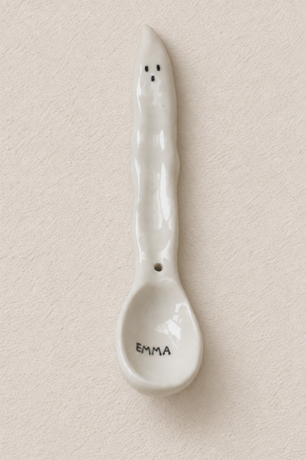 Personalized Ghost Ceramic Spoon
