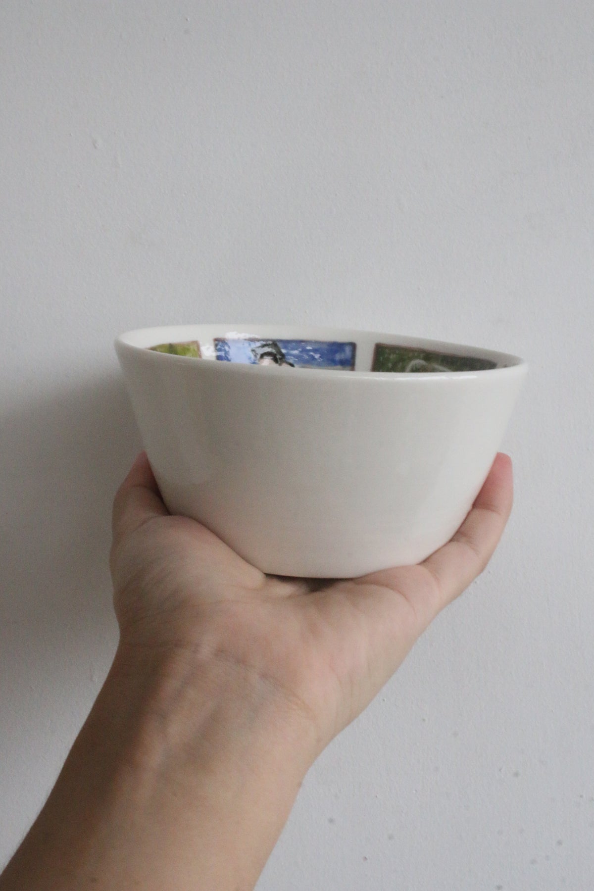 4.5in Custom Hand-Painted Memory Bowl from Your Photos
