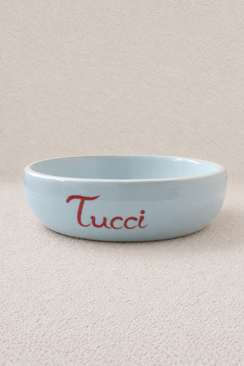 Custom Ceramic Slow Feeder & Water Bowl Set with Pet Sculpture
