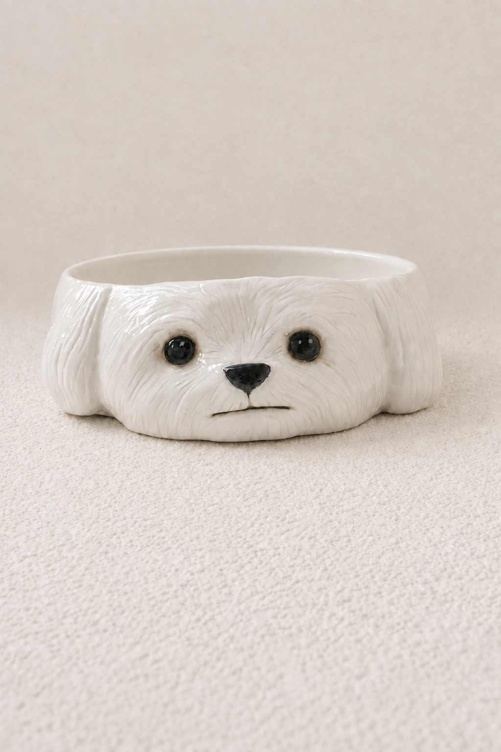 Personalized Pet Portrait Ceramic Bowl