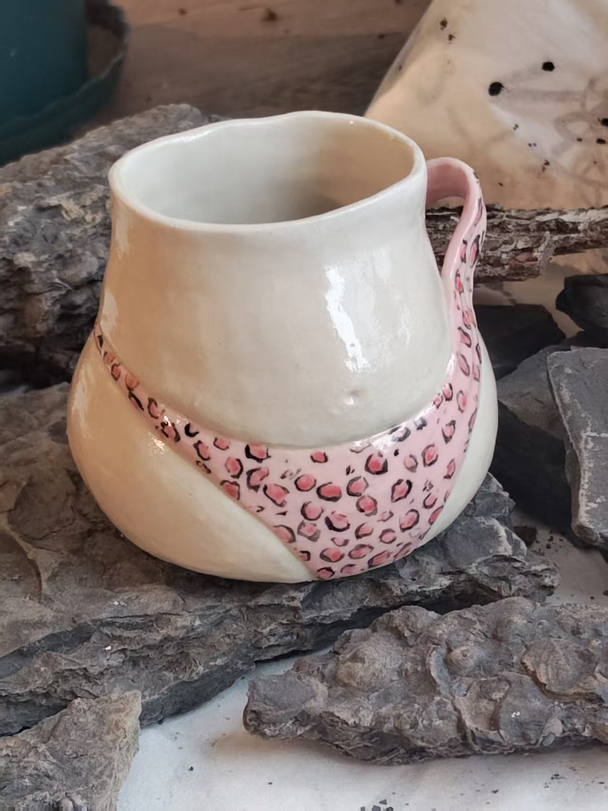 Leopard Print Underwear Ceramic Mug