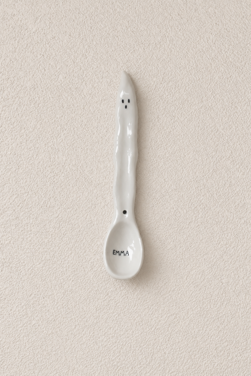 Personalized Ghost Ceramic Spoon