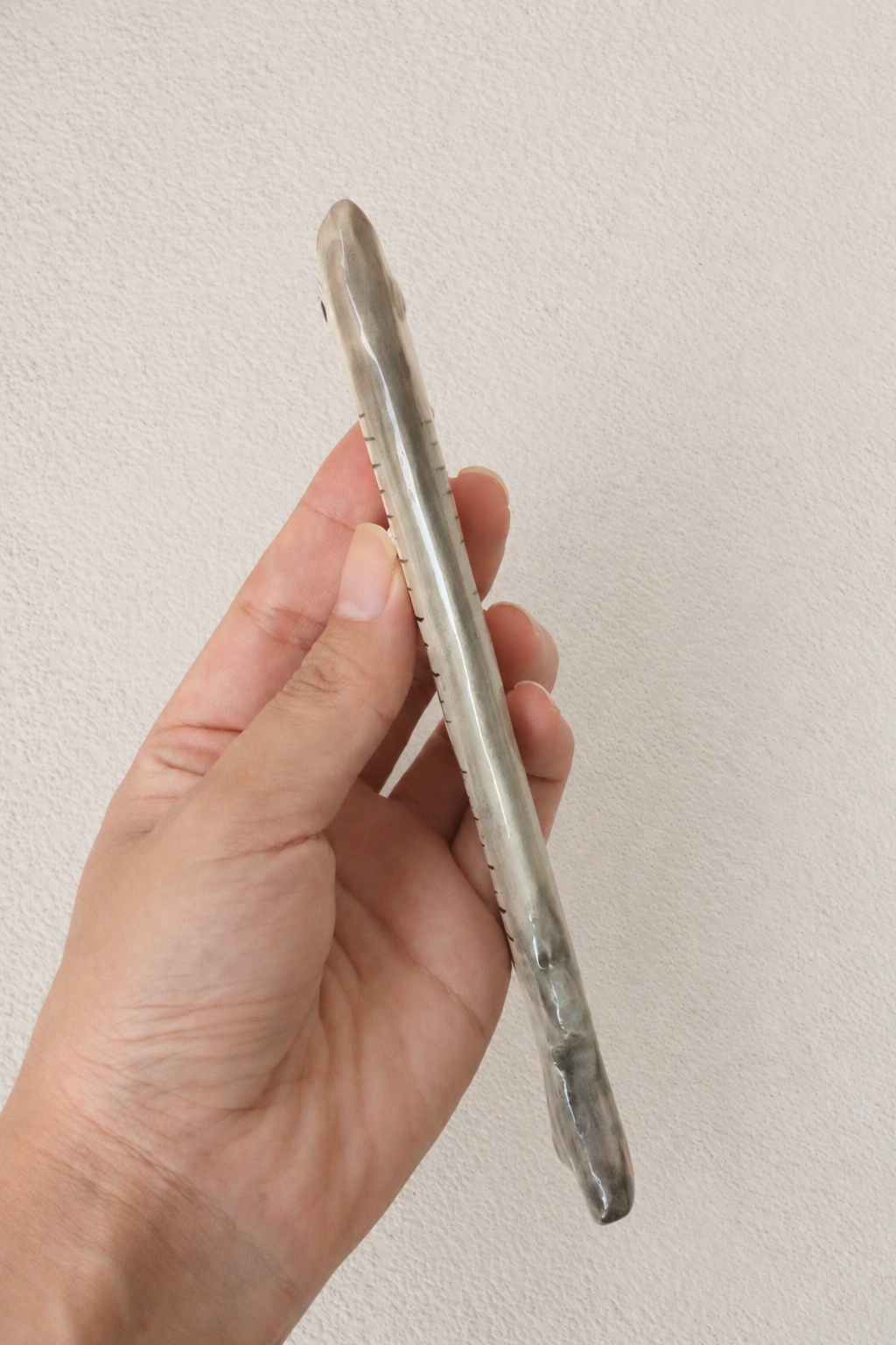 Fish-Shaped Ceramic Straw
