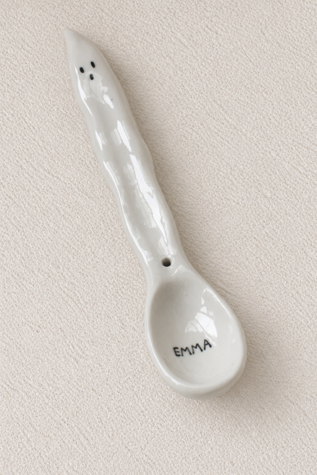 Personalized Ghost Ceramic Spoon