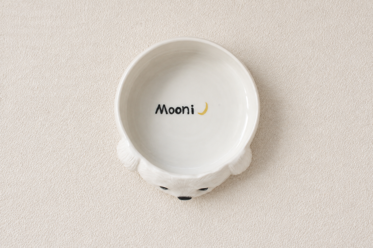 Personalized Pet Portrait Ceramic Bowl