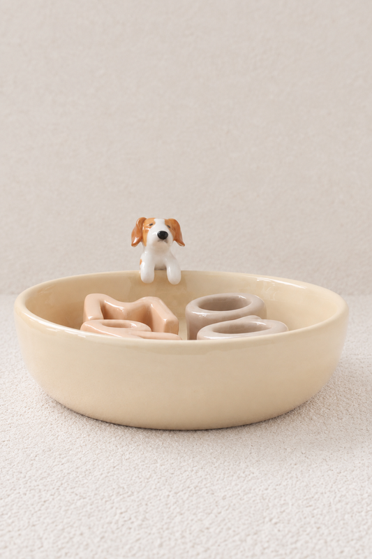 Custom Slow Feeder Dog Bowl with Pet Sculpture